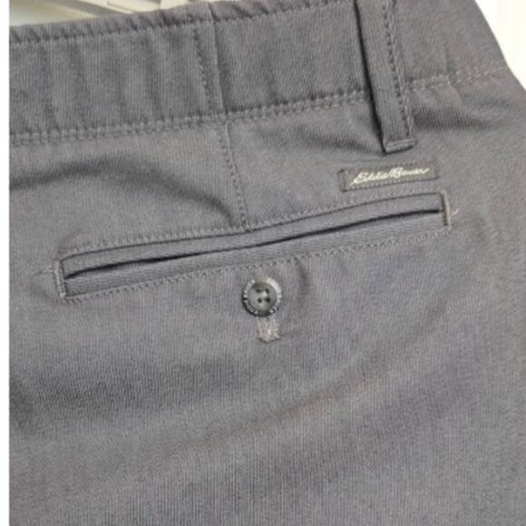 Eddie Bauer‎ Gray Dress Pants Men's 34x30 Straight Fit Cotton Blend - Picture 9 of 11